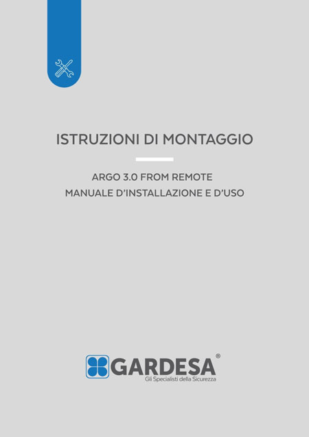 ARGO 3.0 FROM REMOTE MANUALE D'INSTALLAZIONE E D'USO
